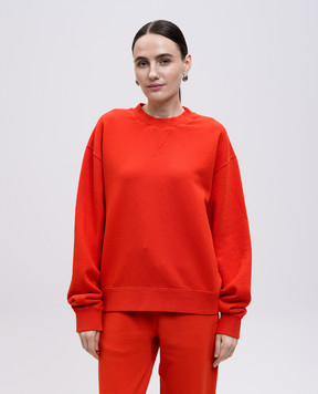 Jil Sander Оранжевый свитшот J40GU0120J20295
