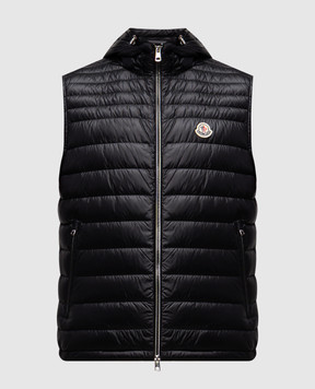 Moncler Чорний пуховий жилет Orant K20911A00104597YG