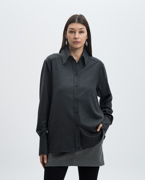 The Andamane Серая рубашка Sally с шерстью T160931BTNW045