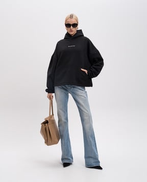 Balenciaga Черные худи с кристаллами 818433TQVY1