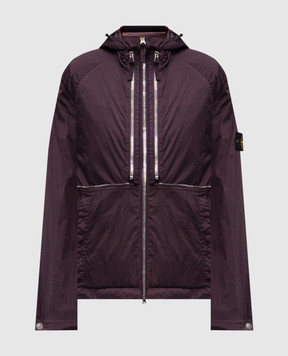 Stone Island Фіолетова куртка-трансформер з логотипом K1S154100020S0020