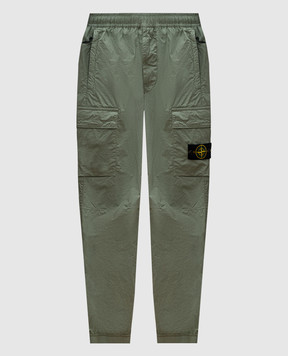 Stone Island Зелені джогери з патчем логотипа K1S153100031S0003