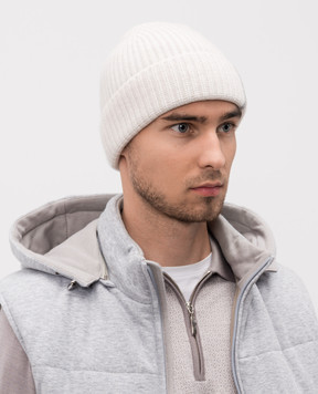 Doriani Cashmere Бежева шапка з кашеміру 187B316