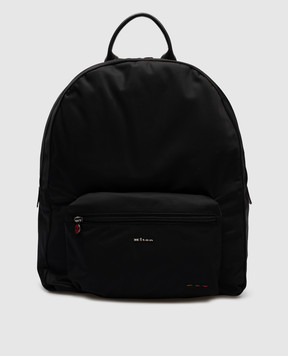 Kiton Черный рюкзак с логотипом UBA0084N01221