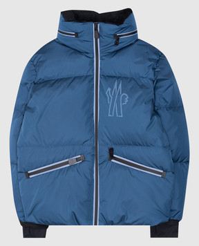 Moncler Grenoble ENFANT Детский синий пуховик Verdons J29571A000055399E46