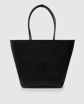 Marsell Чорна шкіряна сумка-тоут Svaso з логотипом MB0464118
