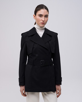 Mackage Чорний тренч ADVA з поясом ADVA