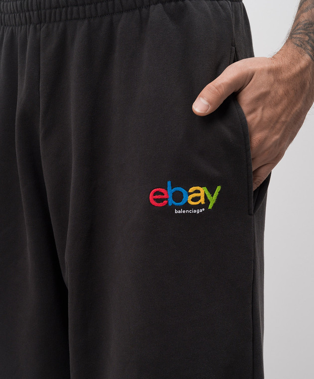 Balenciaga Серые спортивные штаны eBay 803266TRVD2 изображение 5