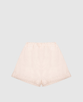 Moncler ENFANT Детские бежевые шорты с логотипом логотип логотип K19542B0001359866810