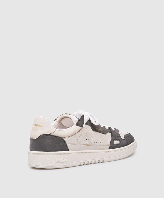 Axel Arigato Серые кожаные кроссовки DICE LO с логотипом F1697005 изображение 3