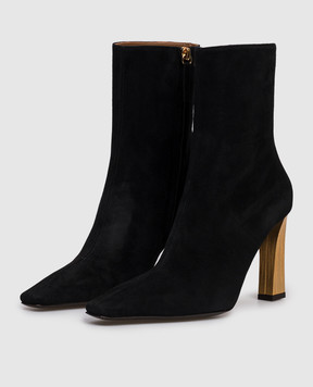 Giuseppe Zanotti Чорні замшеві ботильйони Kanda I570002