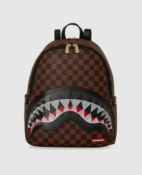 Sprayground Дитячий коричневий рюкзак Brickside з голографічним ефектом 910B6519NSZ