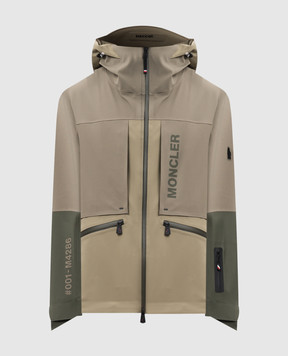 Moncler Grenoble Зеленая горнолыжная куртка Fussen J20971A00017M4286