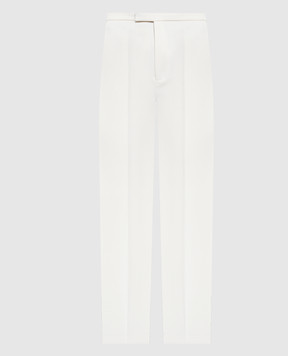 Rohe Білі штани з вовною 41030052