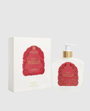 Santa Maria Novella Крем-флюид женский для тела Rosa Novella в стеклянной емкости с дозатором 250 мл. ROSANOVELLA250ml