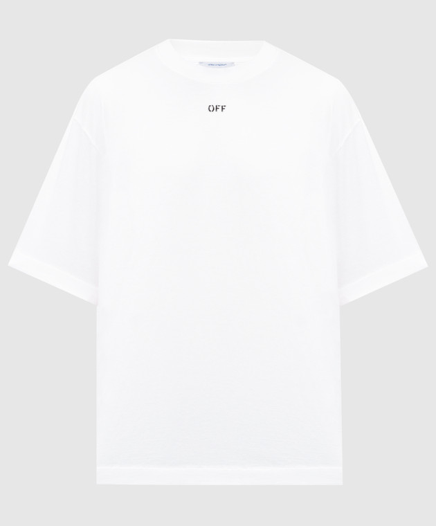 Off-White - Белая футболка свободного кроя Dragon Arrow
