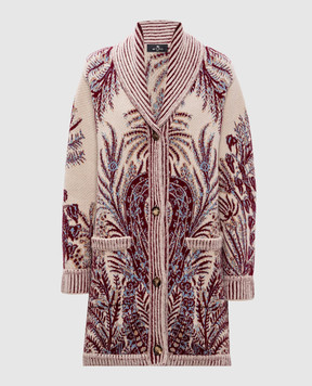 Etro Кардиган з вовною в жакардовий візерунок WRKE0162AQ165