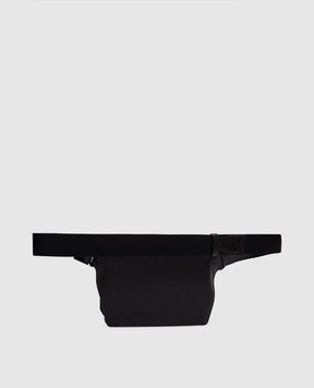Cashmere&Whiskey Черная поясная сумка из кожи крокодила CROCOWAISTBAG