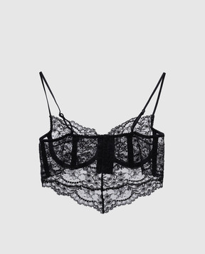 Dolce&Gabbana Черный лиф из кружева O1C57TONO23