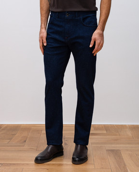 ISAIA Синие джинсы с логотип патч DCRZ02DJ134