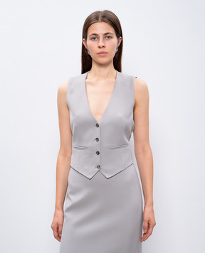 WARDROBE.NYC Серый жилет из шерсти W1055R12