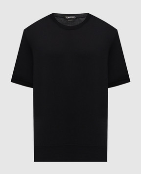 Tom Ford Черная футболка KCS018YMC024S25