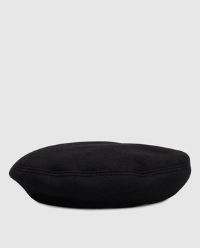 Loro Piana Чорний берет Ali з вовни FAP9613