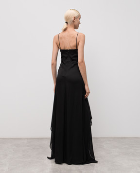 Ann Demeulemeester Чорна сукня максі Ottilie з шовком B0013554FA647
