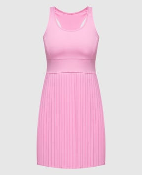 Goldbergh Розовое платье Flex с плёсированием GB35580241