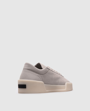 Fear of God Серые кроссовки Aerobic Low с нубуком с логотипом FGE280101NUBm