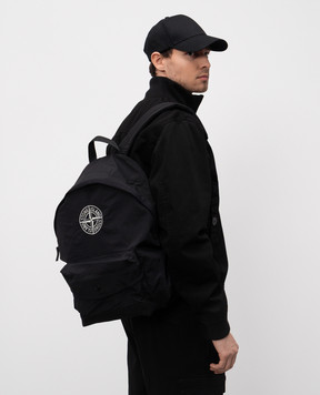 Stone Island Детский рюкзак с вышивкой логотипа. K1S169200002S0064