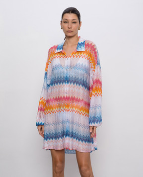 Missoni Сукня-сорочка у візерунок з люрексом MC24SK00BR00ZY