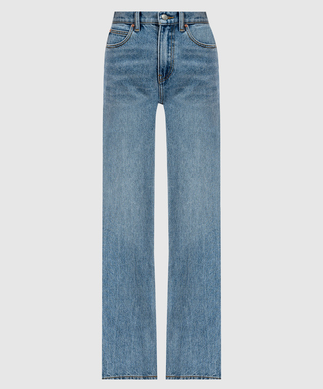 Alexander Wang - Голубые джинсы с патчем логотипа 4DC4234158