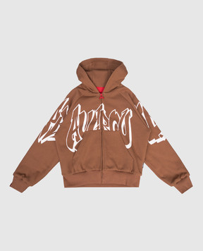 Sprayground Дитяче чорне утеплене худі Shark Atelier Moneybear SPY1379G