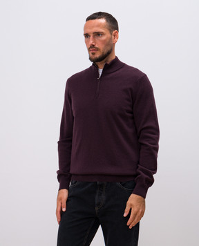 Cashmere&Whiskey Бордовый джемпер из кашемира MU8661312341R