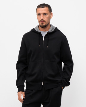 Brunello Cucinelli Черная спортивная куртка MM8319069G