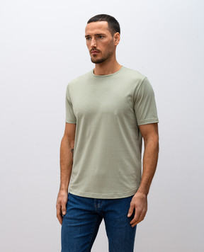 Loro Piana Зелена футболка Soft з шовком FAF6128