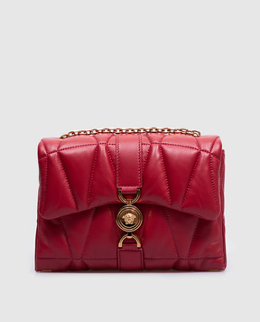 Versace Червона шкіряна сумка-месенджер Medusa 10159641A12973