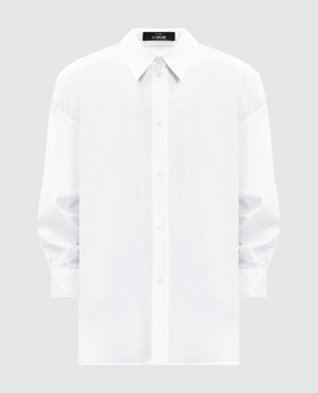 Twinset Біла сорочка з фігурним вирізом 252AP2200