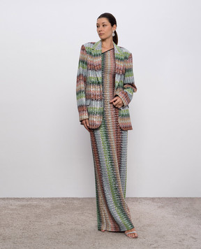 Missoni Сукня на одне плече у візерунок з паєтками DS25SG1BBC0051