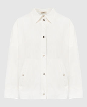 Herno Біла куртка з металевим логотипом GI000229D12456