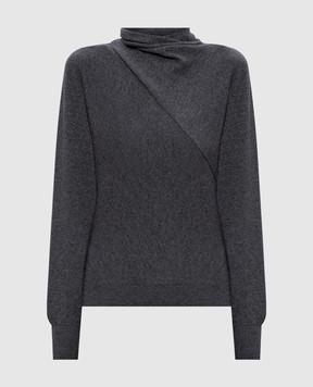 Tom Ford Сірий светр з кашеміром MAK1389YAX906