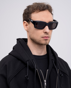 Balenciaga Черные очки Orbit Round 812608T0007