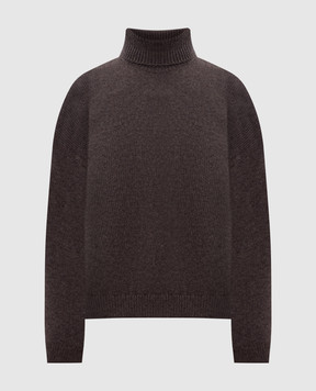 Brunello Cucinelli Коричневий светр з кашеміру M12501703