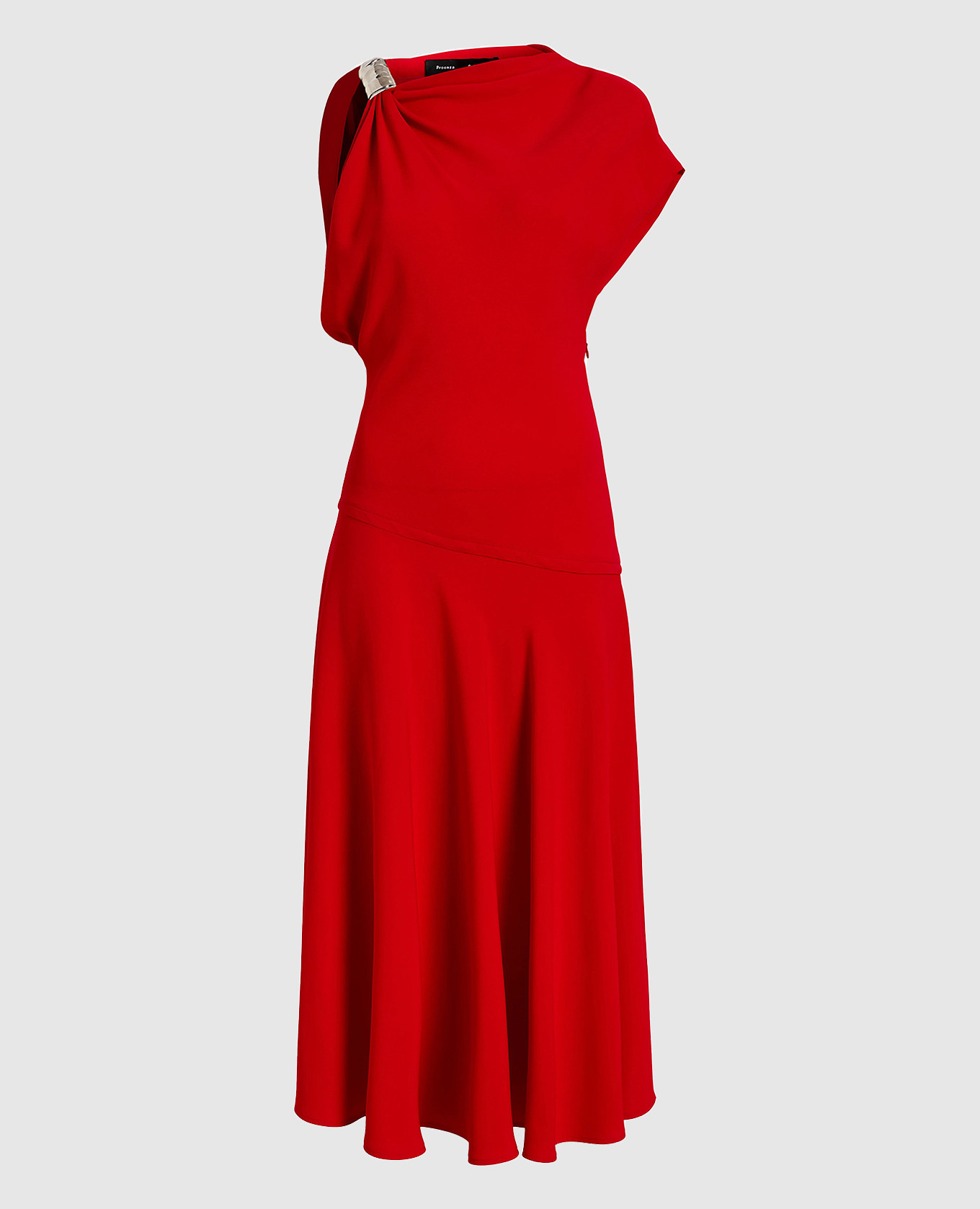 

Красное платье миди Rue, Красный, Повседневные платья