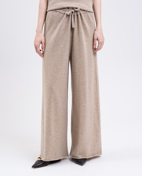 Jil Sander Бежеві палацо з кашеміру J40KA0017J13204