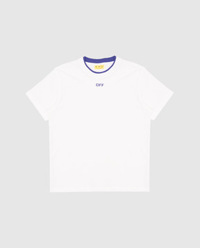 Off-White Детская футболка с принтом логотипа OGAA01BS25JER001