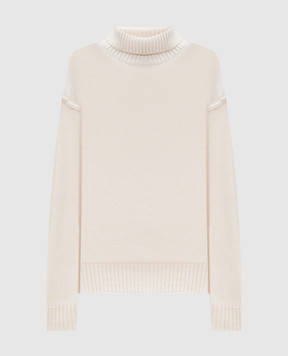 Allude Белый свитер из шерсти и кашемира 24517801
