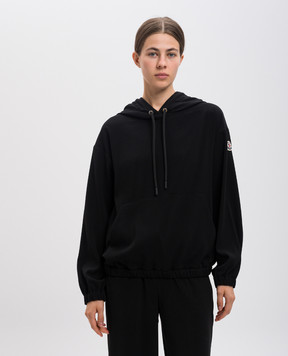Moncler Черные худи с логотипом J20932G00010596WF