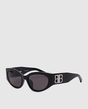 Balenciaga Черные очки Bossy с кристаллами 773502T0041